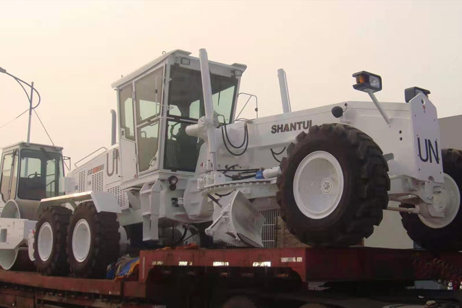 世界有我，山推助力聯(lián)合國(guó)維和任務(wù)。